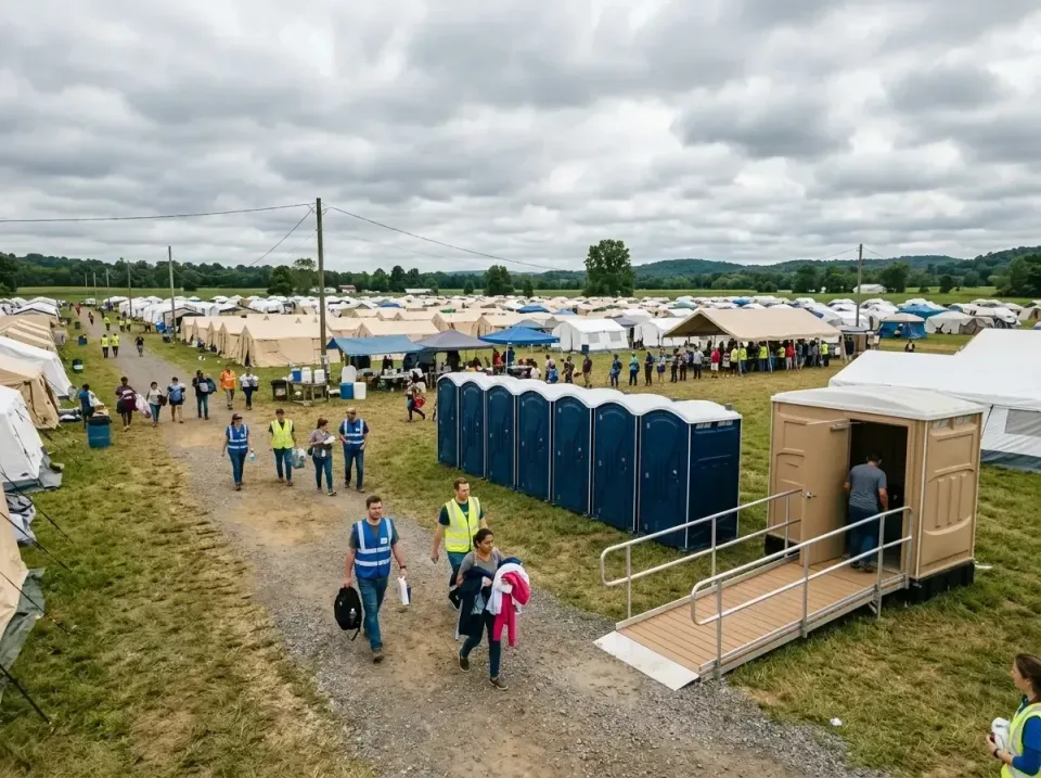 disaster-relief-camp-restrooms-010 — frequently asked questions, Dumpster & Portable Bathrooms Rental in Woodburn, VA